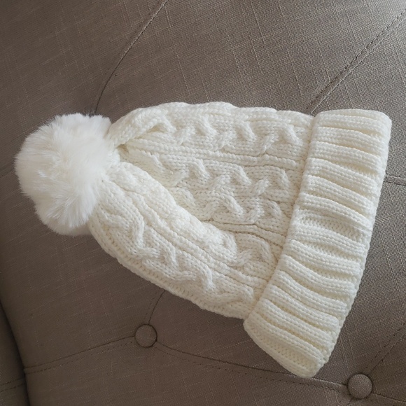 Vintage Philadelphia Phillies Patch Cable Knit Pom Pom Hat - Picture 2 of 4